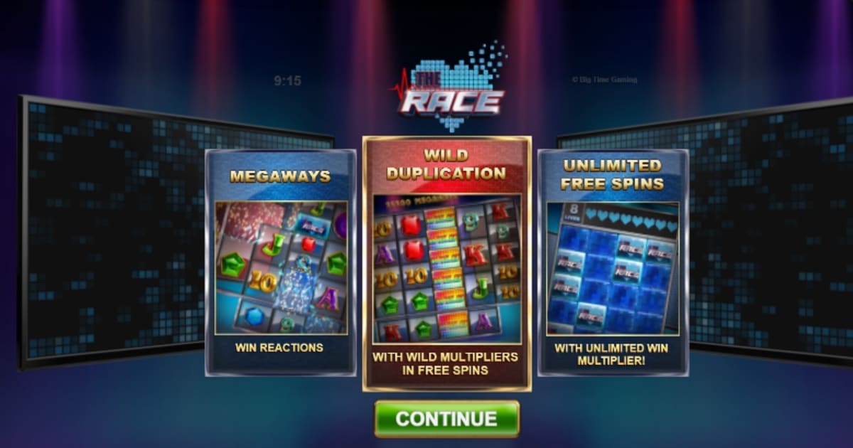 Big Time Gaming выпускает экшн-слот The Race Megaways