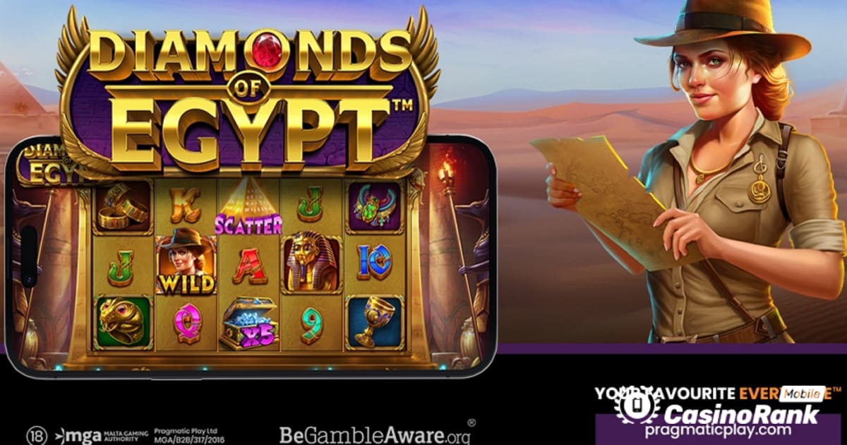 Pragmatic Play запускает игровой автомат Diamonds of Egypt с 4 захватывающими джекпотами